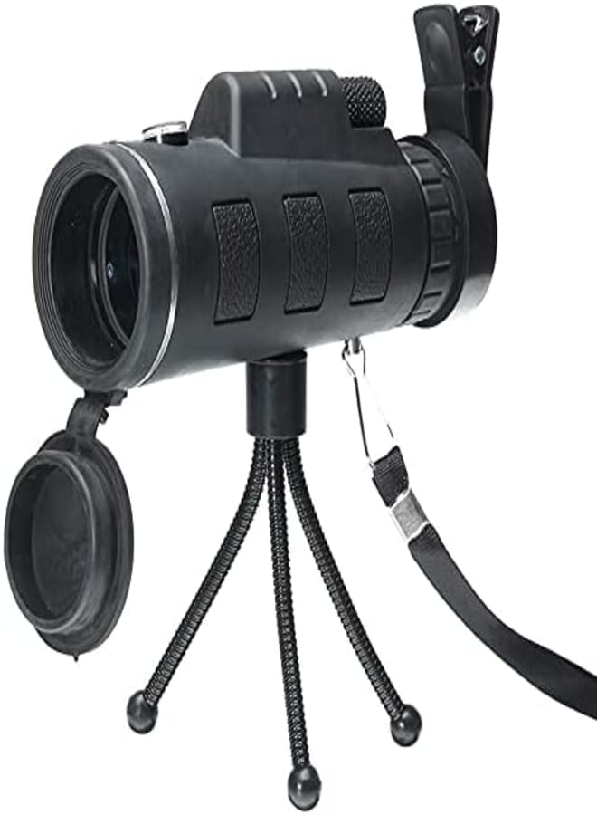 Hiking Phone Telescope with Clip Tripod (40 x 60)